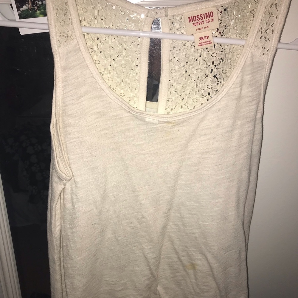 Creme Tank Top